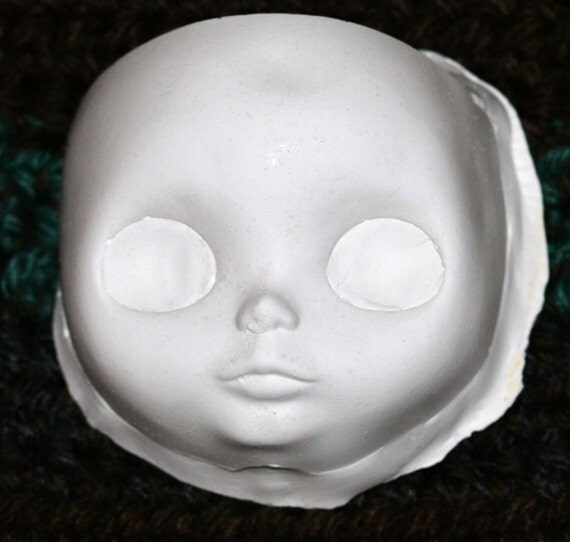 Blythe Plaster of Paris Face Mold for Customization Practice