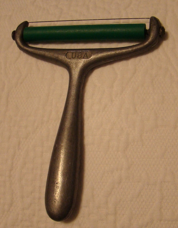 VintageAntique Metal and Wire Cheese SlicerMade by HomeBodySales