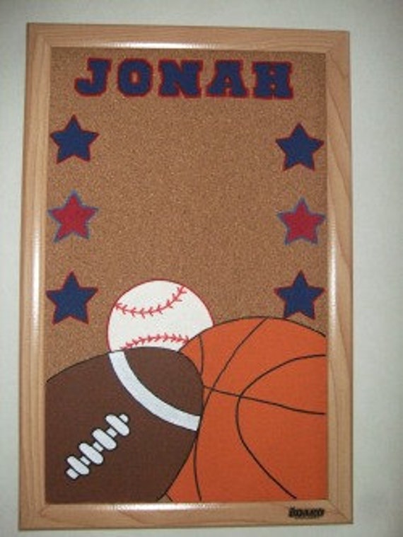 Personalized Sports Bulletin Board