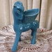 Vintage Pottery Red Wing Art Pottery Pegasus Planter Aqua 1949