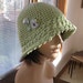 Minty Green Crochet Cloche
