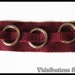 1 yd Burgundy Novelty Cotton Trim Grossgrain Tape