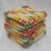 Set of Four Crocheted Cotton Dishcloths