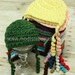 Simplify Collection in Dark Sage / Crochet Beanie hat Newborn photography prop