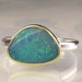Boulder Opal Ring - 18k Gold and Sterling
