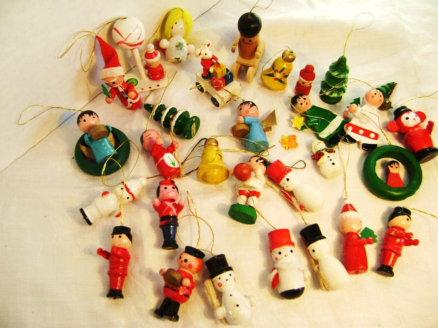 RESERVED FOR JASONWooden Christmas Ornaments Miniature