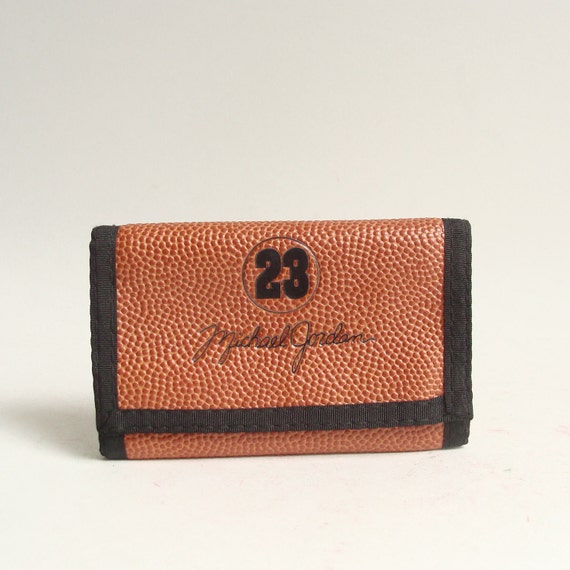 Michael Jordan wallet / 90s 1990s wallet / basketball texture