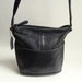Coach bag / dark navy blue leather Coach bag / leather shoulder bag / 80s 1980s Coach / vintage bag