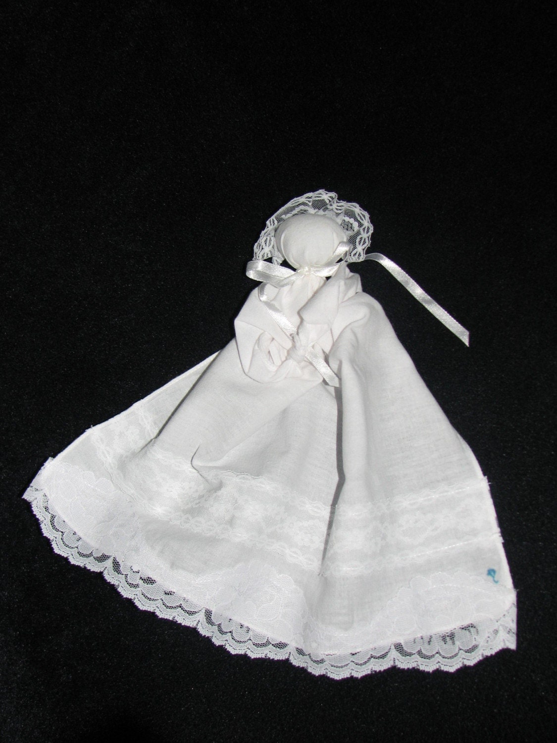 Prayer Doll Church Doll Hanky Baby Handkerchief Doll or