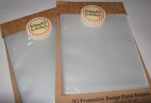 mini binder clear sleeves