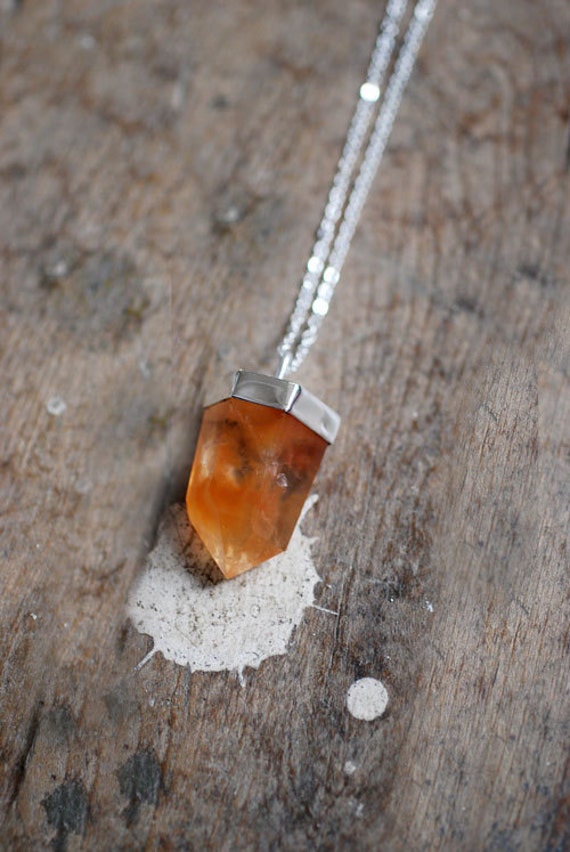 Tangerine Quartz Necklace