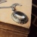 Vintage Moonstone Necklace in antique Silver