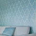 Marrakech Trellis Wall Stencil - Long - Reusable stencils for DIY decor