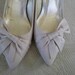 Vintage Nina Satin Bow Women Heels 8M