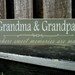 Handpainted Rustic Wooden Sign - Grandma & Grandpa's: where sweet memories are made