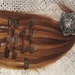 Full Head HUMAN HAIR Clip In Extension Set of 7 Pieces, 15 Inches long, Medium Brown with Golden Blonde Chunky Highlights