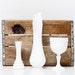 Instant Collection of 3 Milk Glass Vases