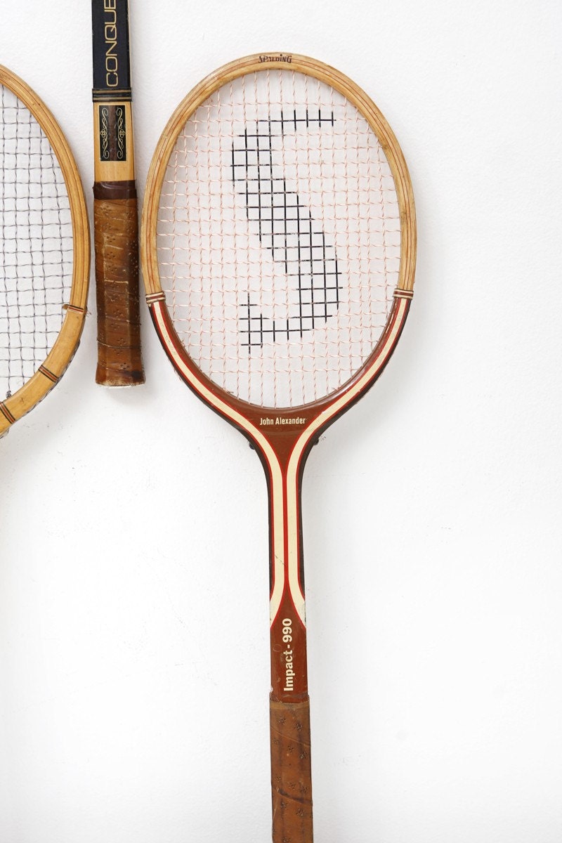 Vintage Tennis Rackets / One Still Available /// Set ii