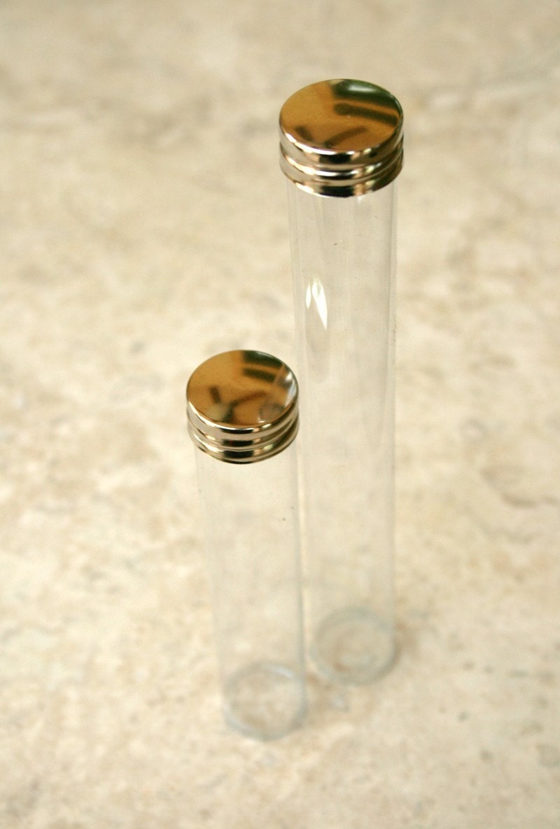 Clear Plastic Storage Tubes 7/8 Inch Diameter with by