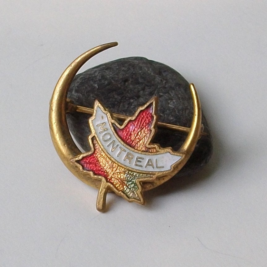 Vintage Montreal Canada Vintage Pin Brooch
