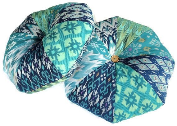 24 Ikat Floor Pillow Pillows Set of 2