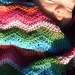 Beach Waves crochet baby blanket (made to order)