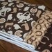 Western Cowboy Cowgirl Baby Burp Cloth Set of 3 Brown