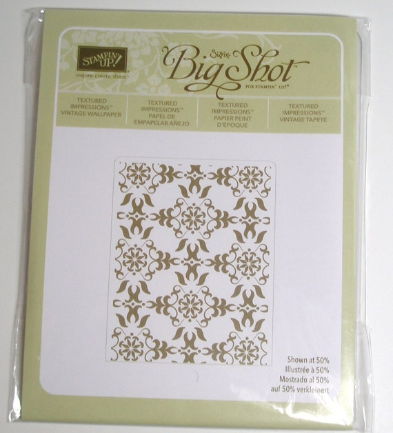 Stampin Up Embossing Folder VINTAGE WALLPAPER by PollysPlace