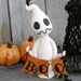 Ships Next Day--Halloween Ghost with Boo Garland No. 48