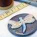 Ceramic Dragonfly Button