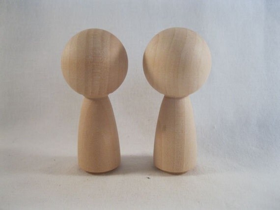 blank kokeshi dolls