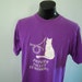 Vintage TShirt Pioneer Vallye Symphony Cat Purple TShirt XL