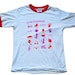 1985 Summer Arts FestivalVintage Tee Super Soft and thin Red and White Ringer Tshirt SMALL XS