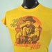 1980 Willie Nelson Tee Honeysuckle Rose Movie 80s Tee Country Singer Goldenrod Yellow Gold Super Soft n Thin SMALL