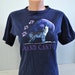 Cool Wolf TShirt Grand Canyon Nature Science Vintage 1990 White Tee Youth Ladies Medium SMALL