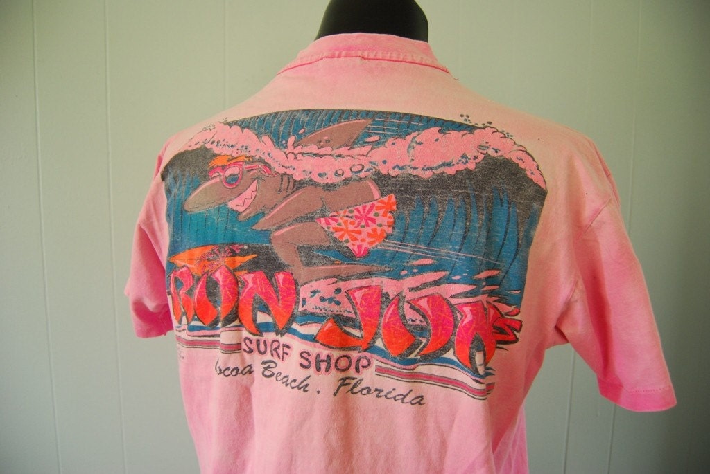 ron jon pink shirt