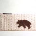 Wandering Bear Long Zipper Pouch