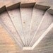 Vintage Japanese Kashigata Sweets Mold Folding Fan 1