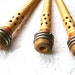 Vintage Japanese Wood Spindle Spool Bobbin (S79)