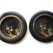 RESERVED for Francine Vintage Japanese Door Handles Plum Blossoms Set 45