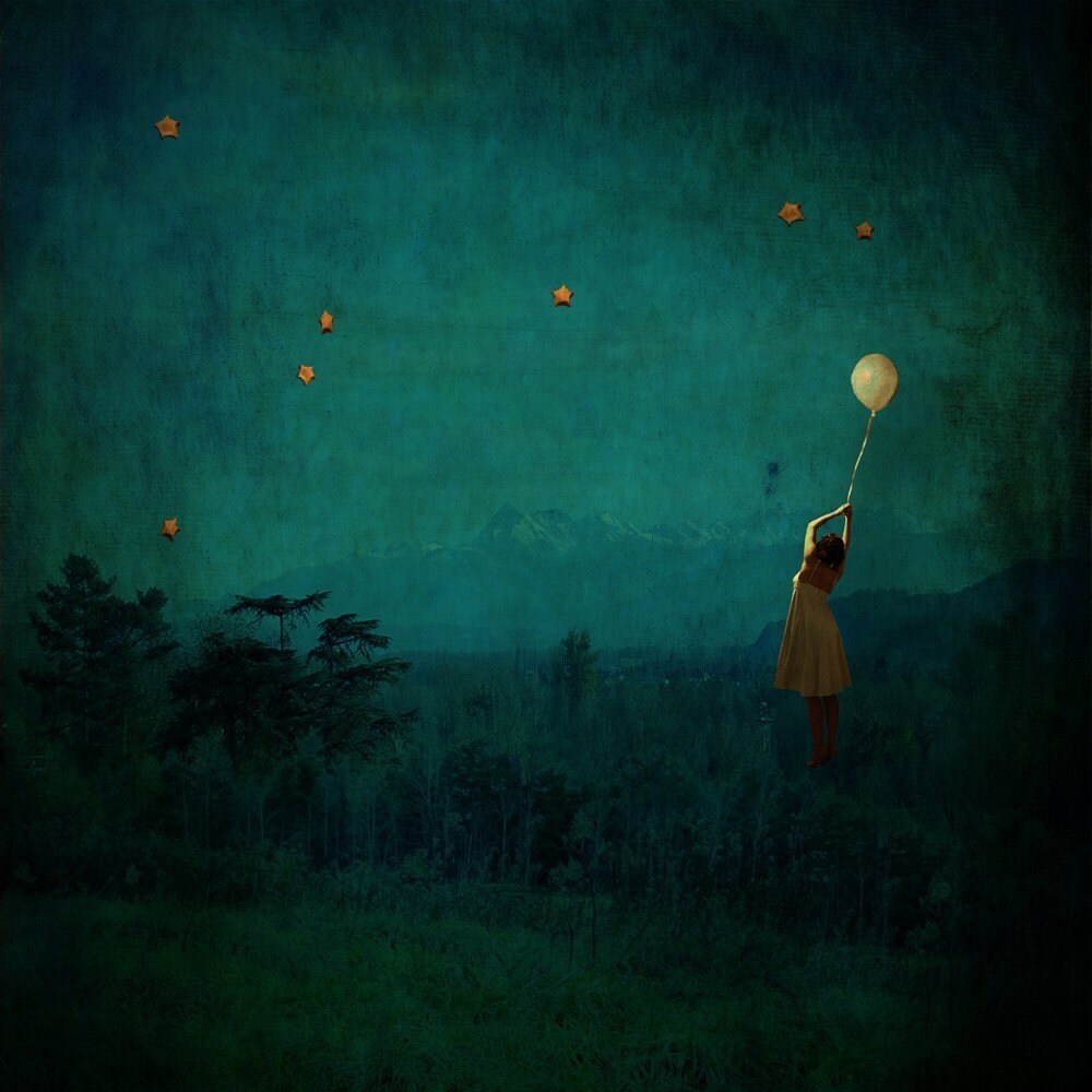 balloon. 5x5 fine art print by AlisonTyne on Etsy