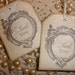 25 Vintage Thank You Tags.