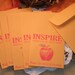 6 Teacher Gift Card Holders/ Envelopes