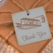 Plane Thank You Tags Birthday Party Set of 8