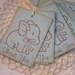 Baby Shower Tags Baby Elephant Thank you Set of 12