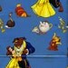 Vintage Gift Wrap Wrapping Paper Disney Beauty and the Beast