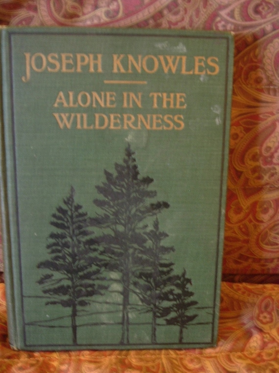 Vintage Books Alone in The Wilderness by Joseph by TheFunkyGypsy