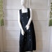 early 90s vintage black oversized military jumper dress