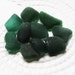 Teal Seaglass. Jewelry Supply. Mosaic Supply. 10 Pieces. Undrilled. Lot A2