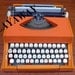RESERVED xrys - Orange Olivetti Manual Typewriter with CasePROFESSIONALLY RESTORED